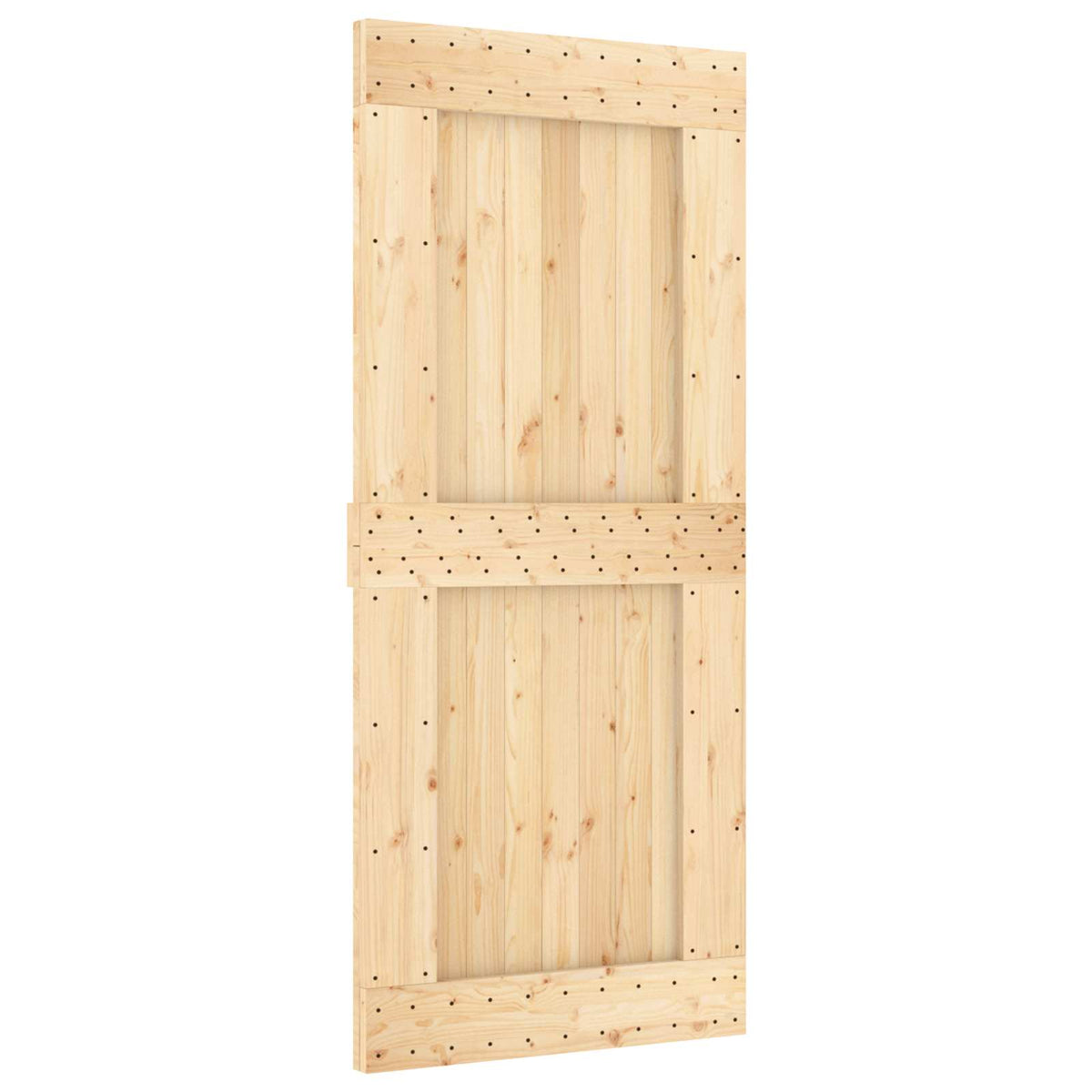 Slät dörr NARVIK 90x210cm Massiv furuträdörr (obehandlad)