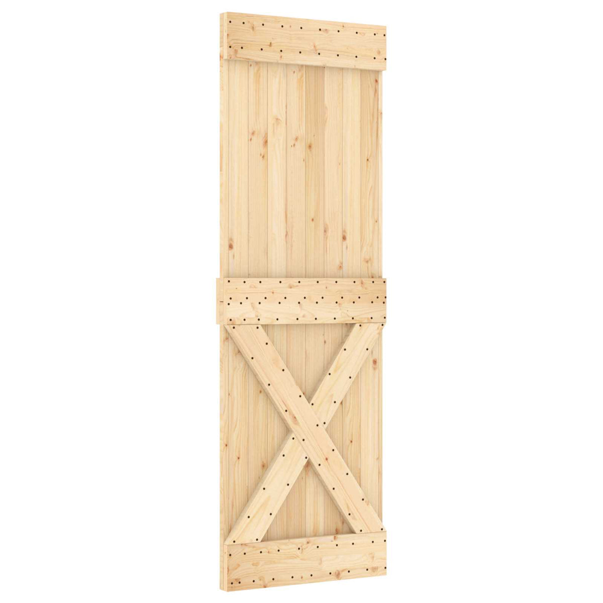 Kryssdörr NARVIK 70x210cm Massiv furuträdörr (obehandlad)