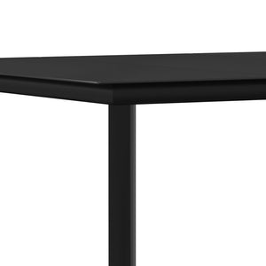 Matgrupp för trädgården med dynor 7 delar konstrotting & stål