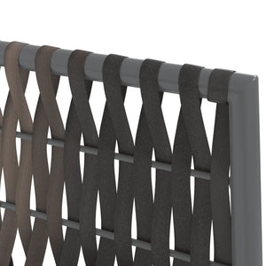 Trädgårdsstolar 6 st med dynor brun 54x61x83 cm konstrotting