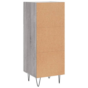 Skåp grå sonoma 34,5x34x90 cm konstruerat trä