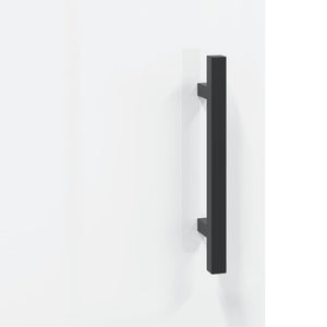 Skåp vit högglans 34,5x34x90 cm konstruerat trä