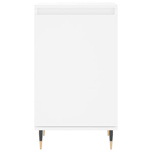 Byråer 2 st vit 40x35x70 cm konstruerat trä