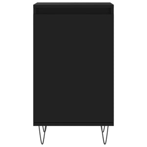 Byråer 2 st svart 40x35x70 cm konstruerat trä