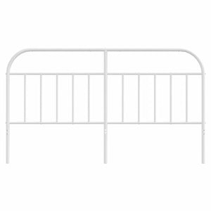 Huvudgavel metall vit 180 cm