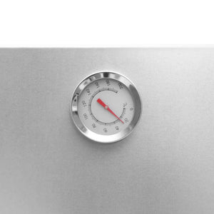 Röktunna och grill med träflis 44,5x29x110 cm galvaniserat stål