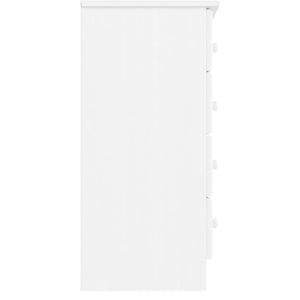 Byrå ALTA vit 77x35x73 cm massiv furu