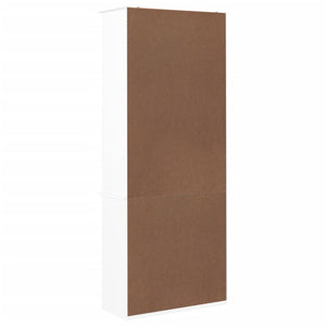 Bokhylla med lådor ALTA 77x35x186,5 cm vit massiv furu