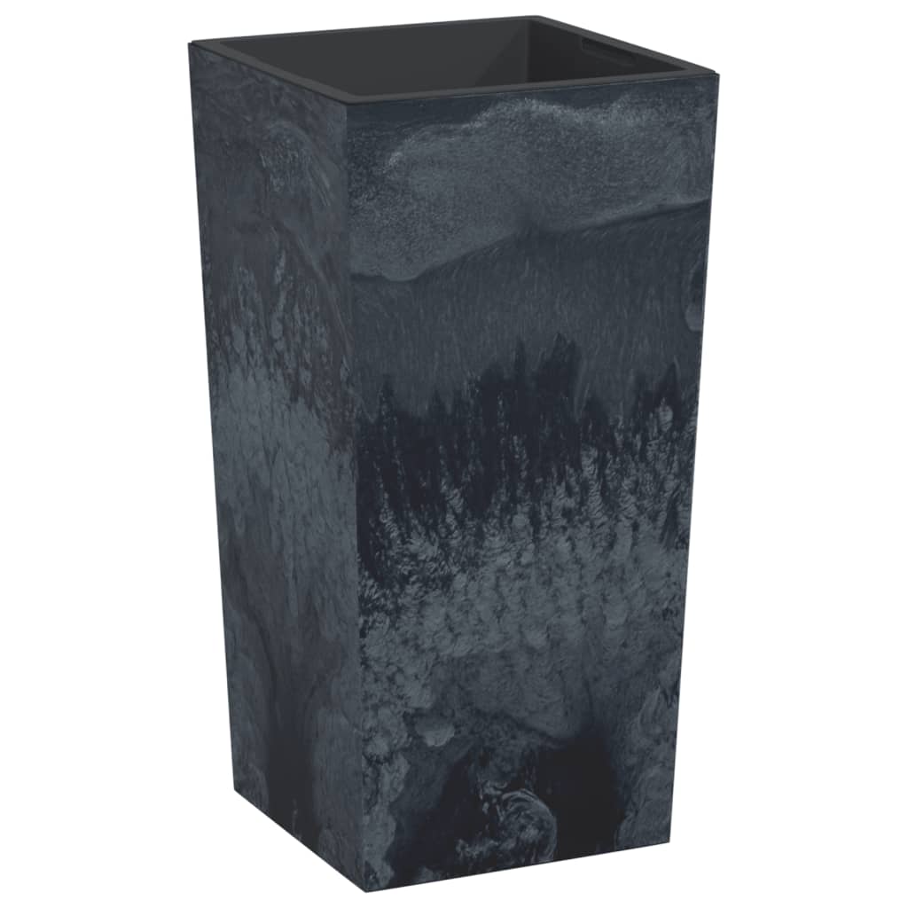 Blomkruka avtagbar insida antracit 11/26,5 L PP betonglook