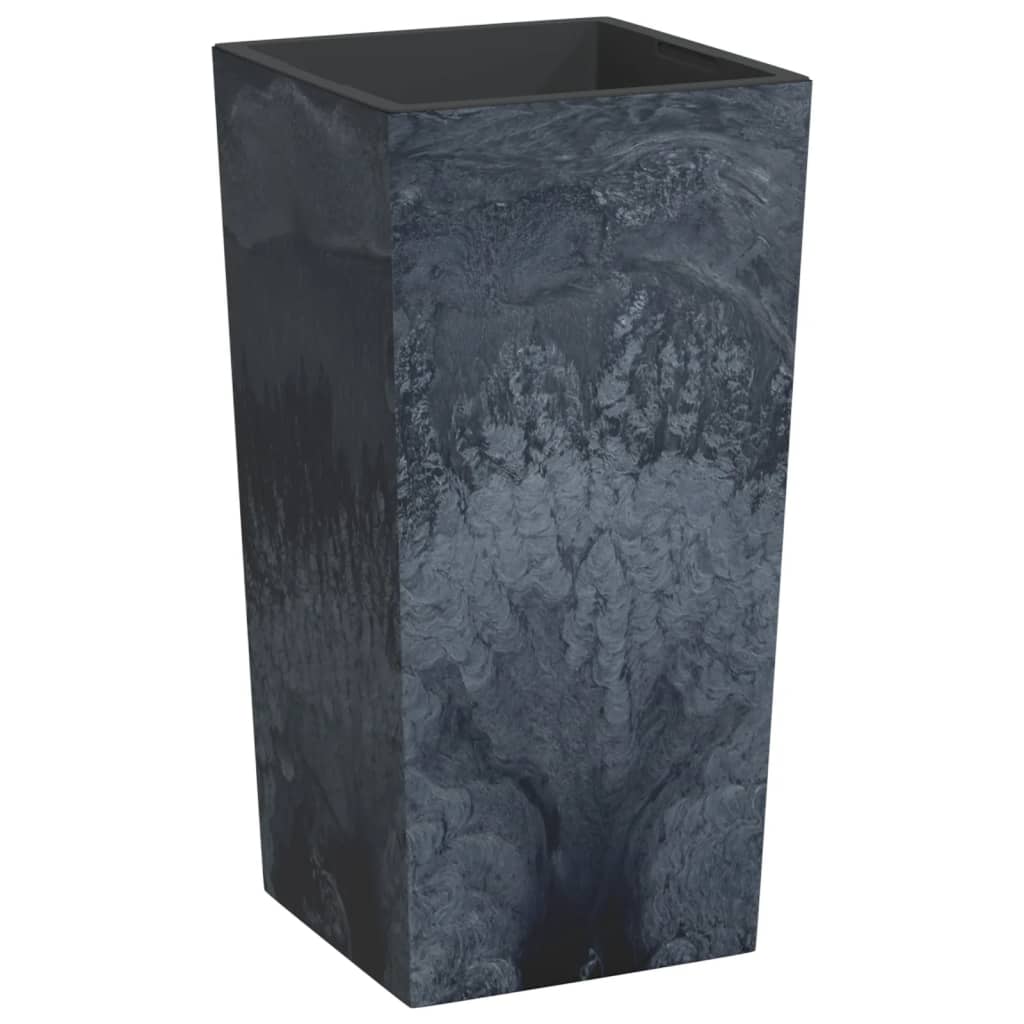 Blomkruka avtagbar insida antracit 21/49 L PP betonglook