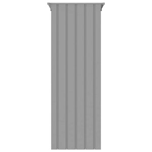 Fågelbur grå 115x78x200 cm galvaniserat stål