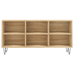 Tv-bänk sonoma ek 103,5x30x50 cm konstruerat trä