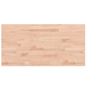 Bordsskiva 100x50x4 cm rektangulär massivt bokträ