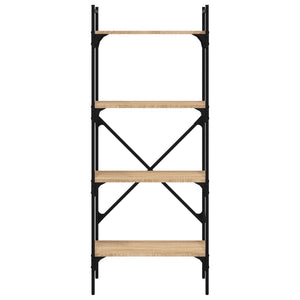 Bokhylla med 4 hyllplan sonoma 56x31,5x138,5 cm konstruerat trä