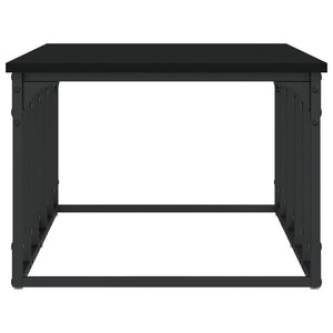 Soffbord svart 100x50x35,5 cm konstruerat trä