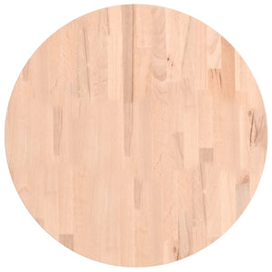 Bordsskiva Ø60x1,5 cm rund massivt bokträ