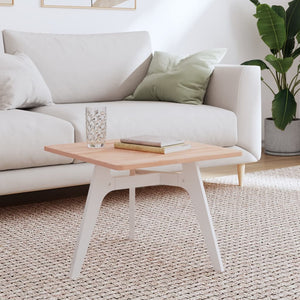 Bordsskiva 50x50x1,5 cm fyrkantig massivt bokträ