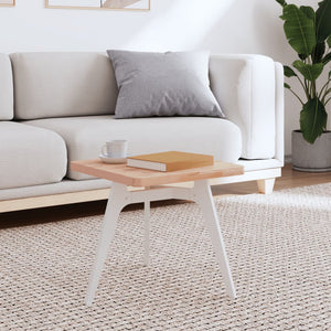 Bordsskiva 40x40x2,5 cm fyrkantig massivt bokträ