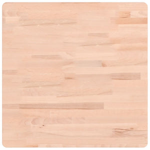 Bordsskiva 60x60x4 cm fyrkantig massivt bokträ