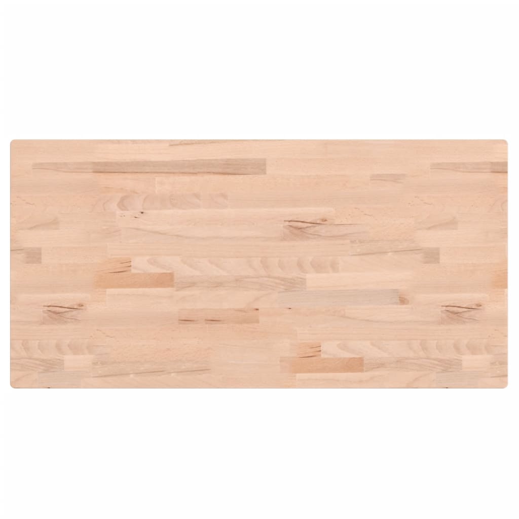 Bänkskiva för badrum 80x40x1,5 cm massivt bokträ