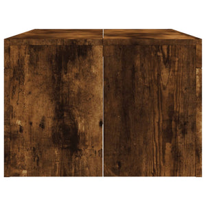 Soffbord rökfärgad ek 102x50x36 cm konstruerat trä