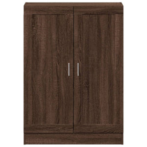 Bokhylla brun ek 82,5x30,5x115 cm konstruerat trä