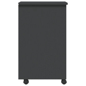 Hurts med hjul MOSS grå massiv furu