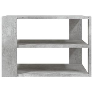 Soffbord betonggrå 58x58x40 cm konstruerat trä