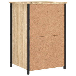 Sängbord sonoma-ek 40x36x60 cm konstruerat trä