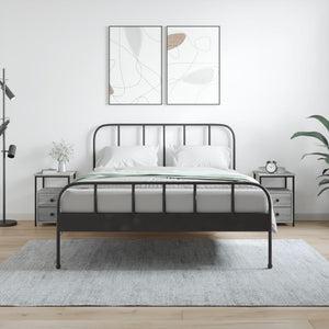 Sängbord 2 st grå sonoma 34x35,5x50 cm konstruerat trä