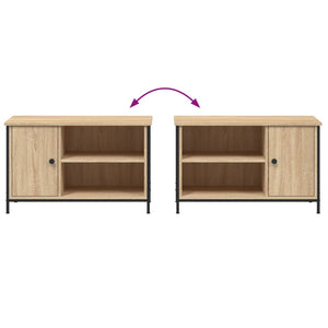Tv-bänk sonoma-ek 80x40x50 cm konstruerat trä