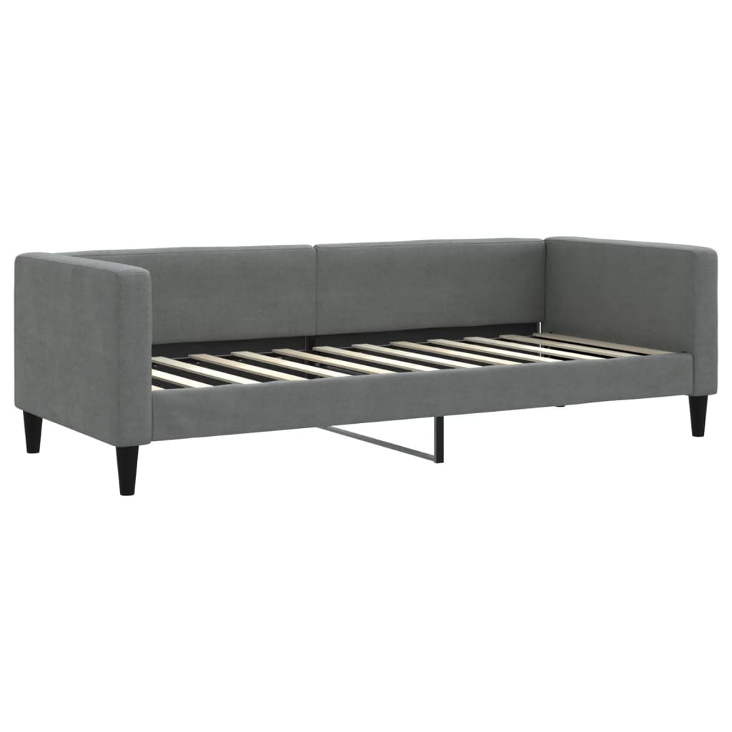 Dagbädd mörkgrå 80x200 cm tyg