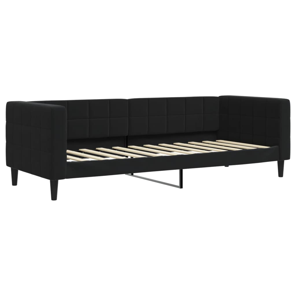 Dagbädd svart 80x200 cm sammet