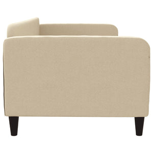 Dagbädd gräddvit 90x200 cm tyg