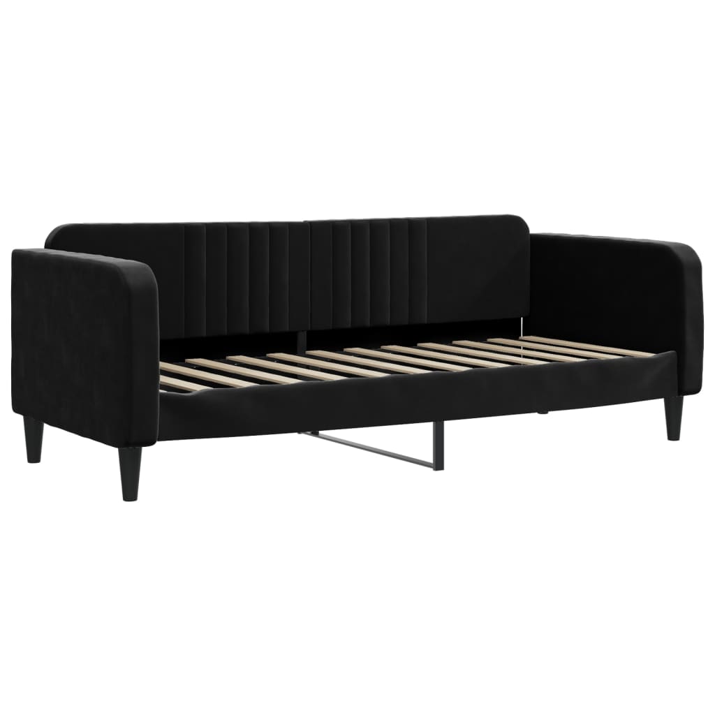 Dagbädd svart 80x200 cm sammet