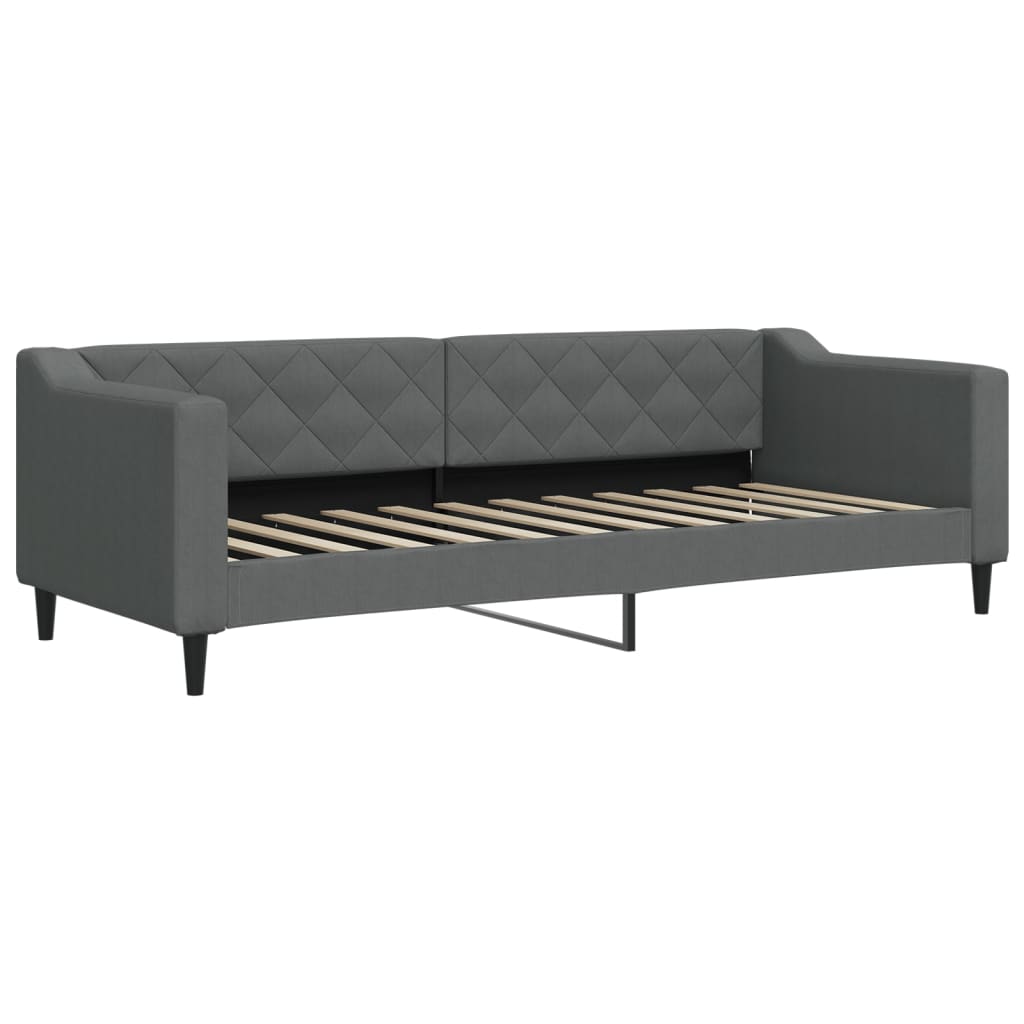 Dagbädd mörkgrå 80x200 cm tyg