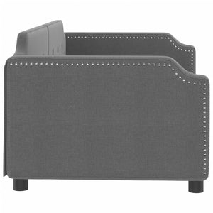 Dagbädd mörkgrå 90x200 cm tyg