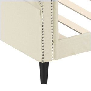 Dagbädd gräddvit 80x200 cm konstläder