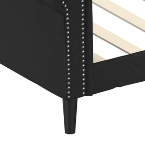 Dagbädd svart 90x200 cm konstläder