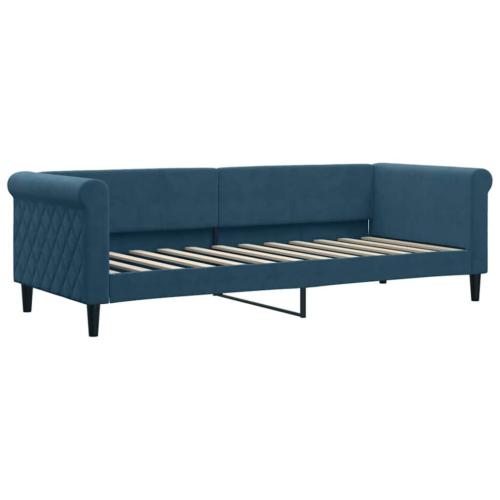 Dagbädd blå 80x200 cm sammet