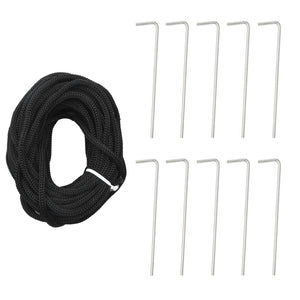 LED julgran på flaggstång 550 LED kallvit 300 cm