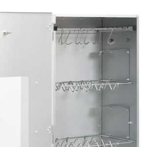 Rökskåp med kallröksgenerator galvaniserat stål