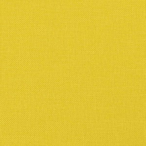 2-sits soffa med prydnadskuddar ljusgul 140 cm tyg