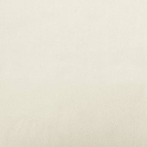 Soffgrupp med dynor 2 delar gräddvit sammet