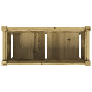 Odlingslåda med ben 70x31x70 cm impregnerat furu