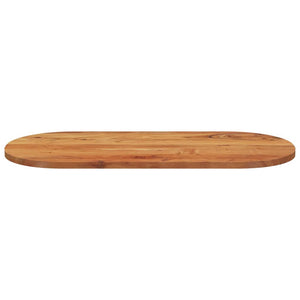 Bordsskiva 110x50x2,5 cm oval massivt akaciaträ