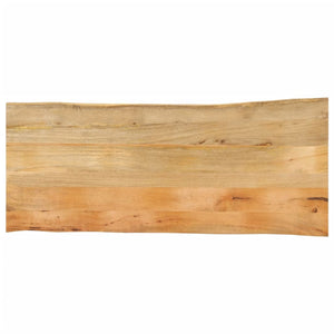 Bordsskiva 140x60x2,5 cm levande kant massivt mangoträ