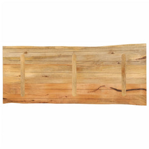 Bordsskiva 140x60x3,8 cm levande kant massivt mangoträ