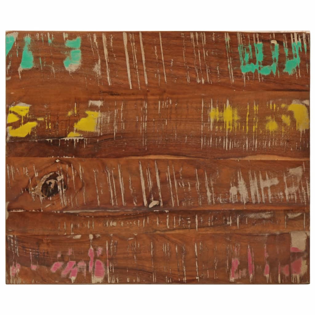 Bordsskiva 60x50x2,5 cm rektangulär massivt återvunnet trä