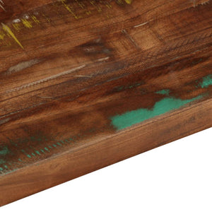 Bordsskiva 70x70x3,8 cm fyrkantig massivt återvunnet trä